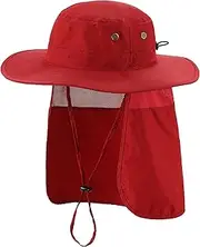 [Home Prefer] Unisex Quick Drying Uv Protection Outdoor Sun Hat with Flap Neck Cover Foldable Fishing Cap