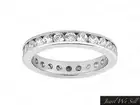 1.60Ct Round Diamond Classic Channel Set Eternity Band Ring 950 Platinum F VS2