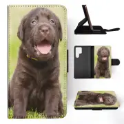 FLIP CASE FOR SAMSUNG GALAXY|LABRADOR RETRIEVER DOG 17