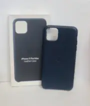 APPLE iPHONE 11 PRO MAX LEATHER CASE MIDNIGHT BLUE BOXED SEE DETAILS