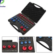 44 Pcs Nut And Bolt Thread Checker 23 Inch + 21 Meter Thread Gauges Au