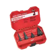 Milwaukee 48-89-9223 Milwaukee Tool 4-PC JAM-FREE STEP DRILL BITS #1, #4, #7, #1