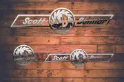 [Chrome/Mirror] Scott Bonnar 45 Decal Set Catcher, Chain cover, Handlebar Decals