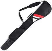 Big Teeth Golf Sunday Bag, Small Golf Bag Lightweight, Par 3 Golf Bag for A Few Clubs Driving Range, Practice with Carry Shoulder Strap Foldable Multi-Colour