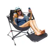 Nice C Hammock Camping Chair with Footrest, Camping Chair Rocker, Swinging Ch...