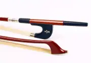 Brazilwood 1/2 Double Bass Bows Upright Bass Bow Germany String Bass Bow Ebony