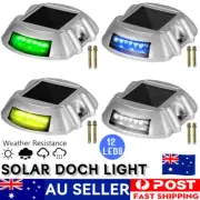 1-6X Solar LED Pathway Driveway Lights Lamp Dock Step Road Safety Marker Lamp OZ