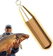 Weights for Fishing Lines, Weights for Copper Drop Shot Weights, Water Drop Sinker, Compact Surf Fishing Equipment, Saltwater Fishing Lead for Sea, Sea and Pond Fishing
