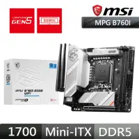 在飛比找momo購物網優惠-【MSI 微星】MPG B760I EDGE WIFI 主機