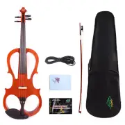 Yinfente Electric Silent Violin 4/4 Free Case Nice Tone Solid wood #EV5