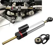 WILRAY Universal 250mm Motorcycles Adjustable Steering Stabilize Damper Bracket Mount Support Kit for