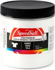 Speedball, 4563, Fabric Screen Printing Ink, 8 Fl oz., White