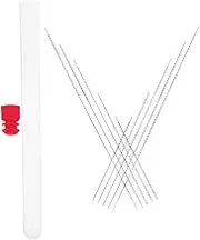 TEHAUX Jewelry Making Kit 10 Large Beading Needles 14cm Storage Bottle Organized Needles for Crocheting and Knitting