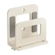 Universal Wall Mount Holder for Small Devices, Heavy Duty Cable Box, Router, Modem Mount Bracket, White