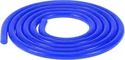 X AUTOHAUX 1 Pc for Air and Water Silicone Vacuum Tubing Hose High Temperature Automotive Vacuum Line 4Ft 1/16" 2mm ID 3.5mm Thickness Blue Silicone