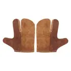 Fireplace Gloves Anti Spark Mitts Welding Gloves for Warehouse Grill Firepit