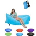 Outdoor Inflatable Sofa Air Bed Lounger Lay Sack Hangout Camping Beach Portable