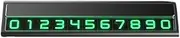 Phone Number Plate For Parking Card,Car Dashboard Telephone Number Plate - Dashboard Auto Temporary Stop Sign, Temporary Parking Number Plate Stop Sign