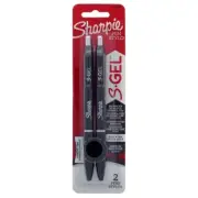 2PK Sharpie S-gel Black Pens Case of 6 FREE SHIPPING