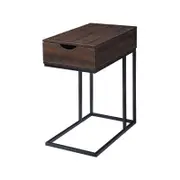 Sarantino C-Shaped Drawer Side Table