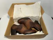 Leather Sofft Weston Sturdy Brown Womens Size 8 - Brand New