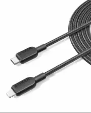 Anker USB C to Lightning Cable 6ft Nylon Braided Charge Cord MFi Certified