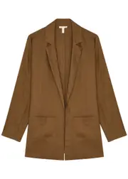 Eileen Fisher Linen Blazer - Bronze - S (UK 10-12 / M) S (UK 10-12 / M)