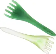 TOKIDNY 2Pcs Scalp Massage Comb Resin Head Massager with Smooth Teeth for Head Neck Relaxation Comfortable Scraping Tool for Fatigue Relief Durable Natural Material