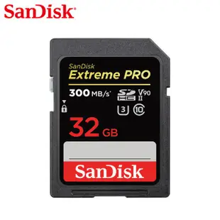 SANDISK Extreme PRO 32G 64G 128G SD UHS-II U3 V90 專業攝影 記憶卡