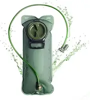 2.5L Hydration Bladder Leakproof Water Bladder Hydration Reservoir for Camping Hiking Cycling Running Green 2.5L