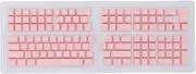 132 Keys Korean Keycaps, Custom Keycaps, OEM Height Keycap Replacement Japanese Korean Keycap Set for 61 62 64 68 72 75 84 87 88 98 100 104 108 Mechanical Keyboard (Pink)