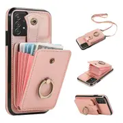 For Samsung Galaxy A52 4g / A52s 5g / A52 5g Case Card Holder Pu Leather Phone Cover With Kickstand