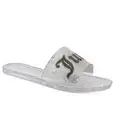 JUICY COUTURE Women's Hylton Lucite Pool Fashion Sandals NIB Clear Multi Sizes