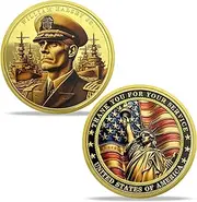 United States General Military Challenge Coin Thank You for Your Service Souvenir Commemorative Collection - William Halsey JR.