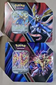 BRAND NEW SEALED ZAMAZENTA & ZACIAN POKEMON TINS BUNDLE!!!