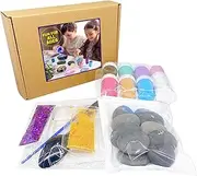 Generico Rock Painting Kit, Luminous Painting Rocks, Garden Stone Kit, Weather-Resistant Rocks, Waterproof Rock Painting, Creative Painting Kit 21 x 15 x 6 cm/8.27 x 5.91 x 2.36 inches for Kids