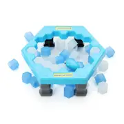 1Set Save Penguin Ice Kids Puzzle Game Break Ice Block Hammer Trap Party Toy Pretend Icebreaker