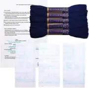 Sashiko kit, Yokota Sashiko Thread and Template Yume Fukin with Original English