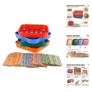 Coin Sorters Tray & Coin Counters – 4 Color-Coded Coin Sorting Tray Bundled w...