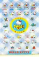 【震撼精品百貨】Hello Kitty 凱蒂貓~KITTY貼紙-透明飛機黃