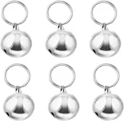 Dog Collar Bells 6Pcs Cat Collar Bells Copper Bell Training Charm for Pet Cat Do