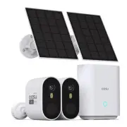 AOSU Outdoor Solar-Powered Security Camera Pro System (2 Camera Kit)