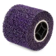 Abrasive Drawing Wheel Surface Conditioning Tool, 4.5" X 4" Wire Wheel Burnishin