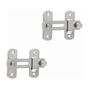 4 Inch Bar Latch for Doors Flip Latch Small Gate French Double Barn Door Lock 2 Pack