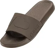 [Kubota] Basic Cloud Flip Flops for Men and Women - Non-Slip Bathing Shoes - Flip Flops for Sauna & Beach - Lightweight Slippers, brown, 11 AU