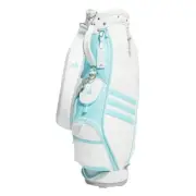 Adidas Golf Ladies Caddy Bag THREE STRIPE 8.5 x 47 Inch 2.8kg White NMH63 JAPAN