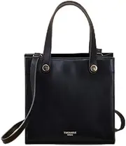 [TOPKAPI] 501064002524 Tote Bag, Smooth Leather, Bi-Color, Shoulder Included, Mini Tote Bag