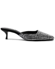 Larroude Amal Crystal Mule