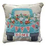 Member's Mark Decorative Indoor Accent Throw Pillow, 18"x18" (Welcome Home)