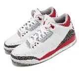 在飛比找遠傳friDay購物優惠-Nike Air Jordan 3 Retro 男鞋 白 紅